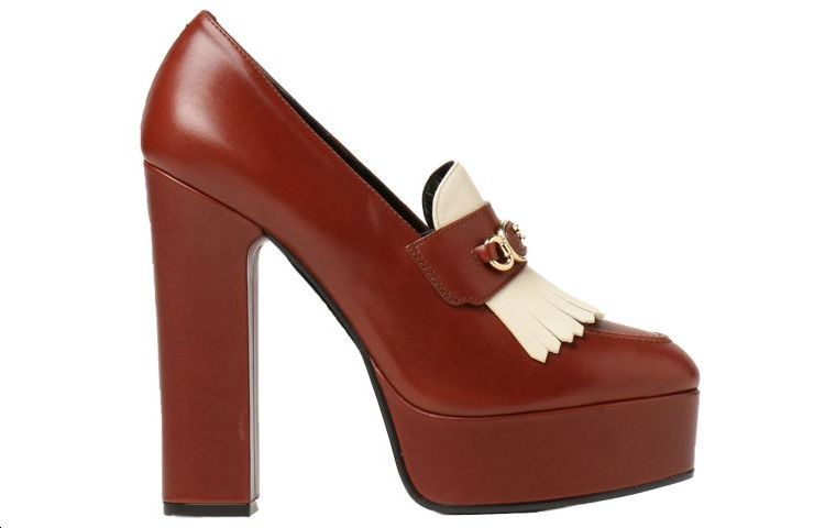 Order (Women) CELINE Sulky High-Heel Moccasin 'Brown' 341633518C.19NM