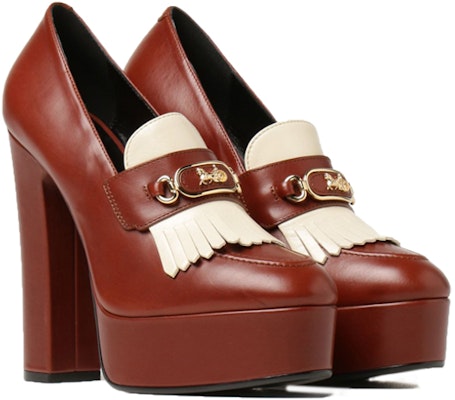 (Women) CELINE Sulky High-Heel Moccasin 'Brown' 341633518C.19NM Lookbook (Women) CELINE Sulky High-Heel Moccasin 'Brown' 341633518C.19NM