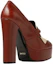 Shop (Women) CELINE Sulky High-Heel Moccasin 'Brown' 341633518C.19NM
