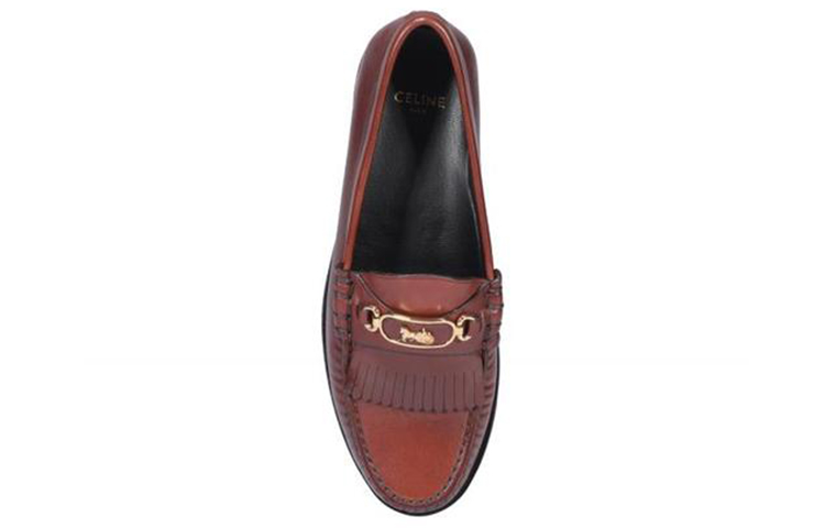 (W) CELINE Sulky Loafer 'Brown' 圖 5