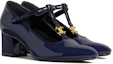 Lookbook (Women) CELINE T-Strap High Heel 'Navy Blue' 333893321C.07NY