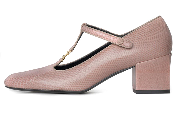 (Women) CELINE T-Strap High Heels 'Pink Snakeskin' 333894280C.24RS