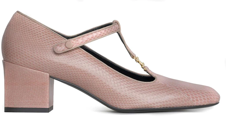 (Women) CELINE T-Strap High Heels 'Pink Snakeskin' 333894280C.24RS Order (Women) CELINE T-Strap High Heels 'Pink Snakeskin' 333894280C.24RS