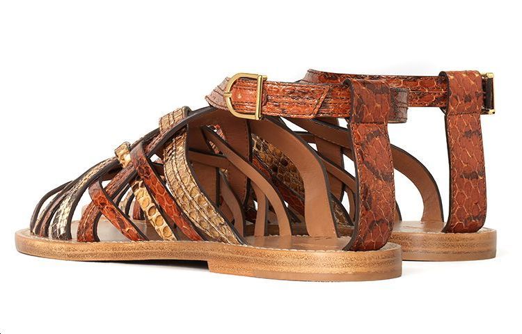 (W) CELINE Taillat 'Light Brown Snakeskin' 圖 4