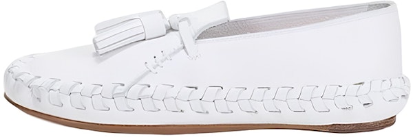 (Women) CELINE Tassel Loafer 'White Leather' 342323532C.01BC (Women) CELINE Tassel Loafer 'White Leather' 342323532C.01BC