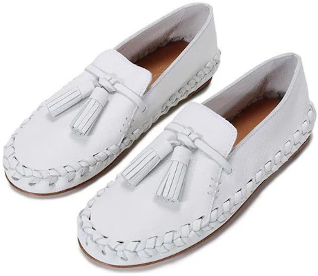 (Women) CELINE Tassel Loafer 'White Leather' 342323532C.01BC Shop (Women) CELINE Tassel Loafer 'White Leather' 342323532C.01BC