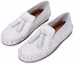 Shop (Women) CELINE Tassel Loafer 'White Leather' 342323532C.01BC