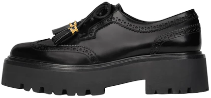(Women) CELINE Tassel Platform 'Black Leather' 348443602C.38NO (Women) CELINE Tassel Platform 'Black Leather' 348443602C.38NO