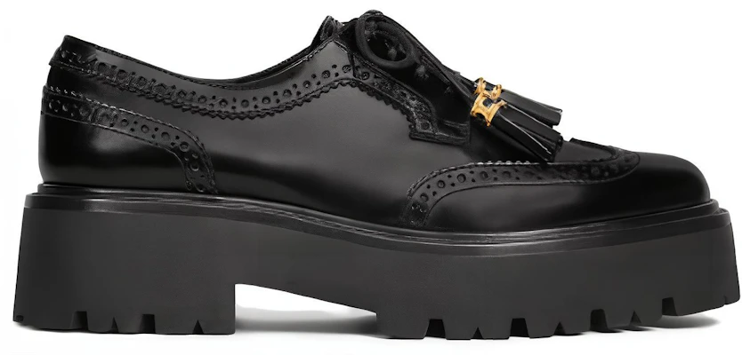 (Women) CELINE Tassel Platform 'Black Leather' 348443602C.38NO Order (Women) CELINE Tassel Platform 'Black Leather' 348443602C.38NO