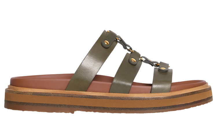 (W) CELINE Tippi 'Green Fashion Slides' 圖 2