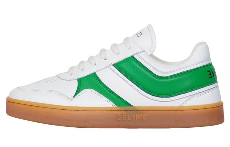 (W) CELINE Trainer Low 'White Green'
