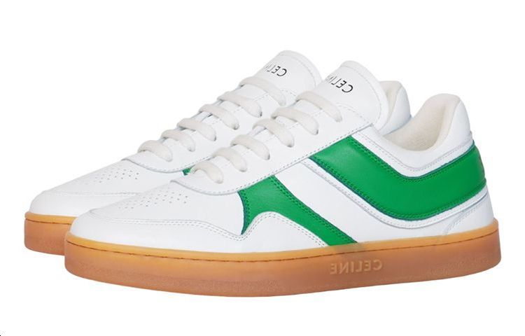 (W) CELINE Trainer Low 'White Green' 圖 3
