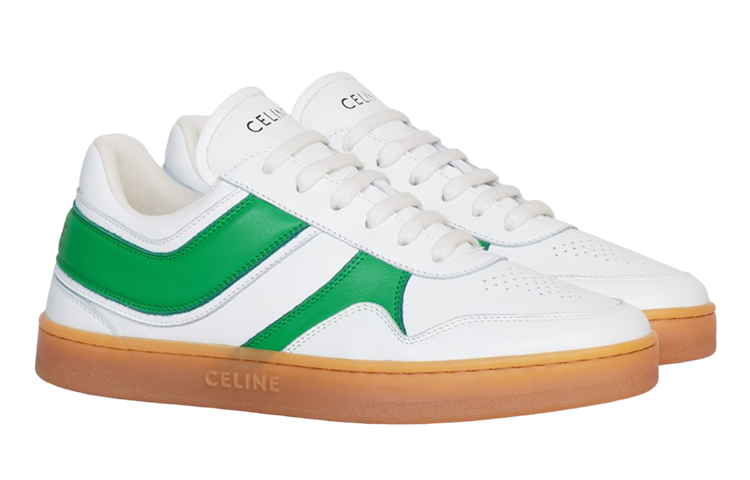 (W) CELINE Trainer Low 'White Green' 圖 4