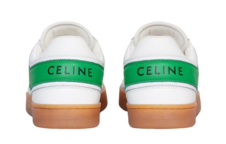 (W) CELINE Trainer Low 'White Green' 圖 5