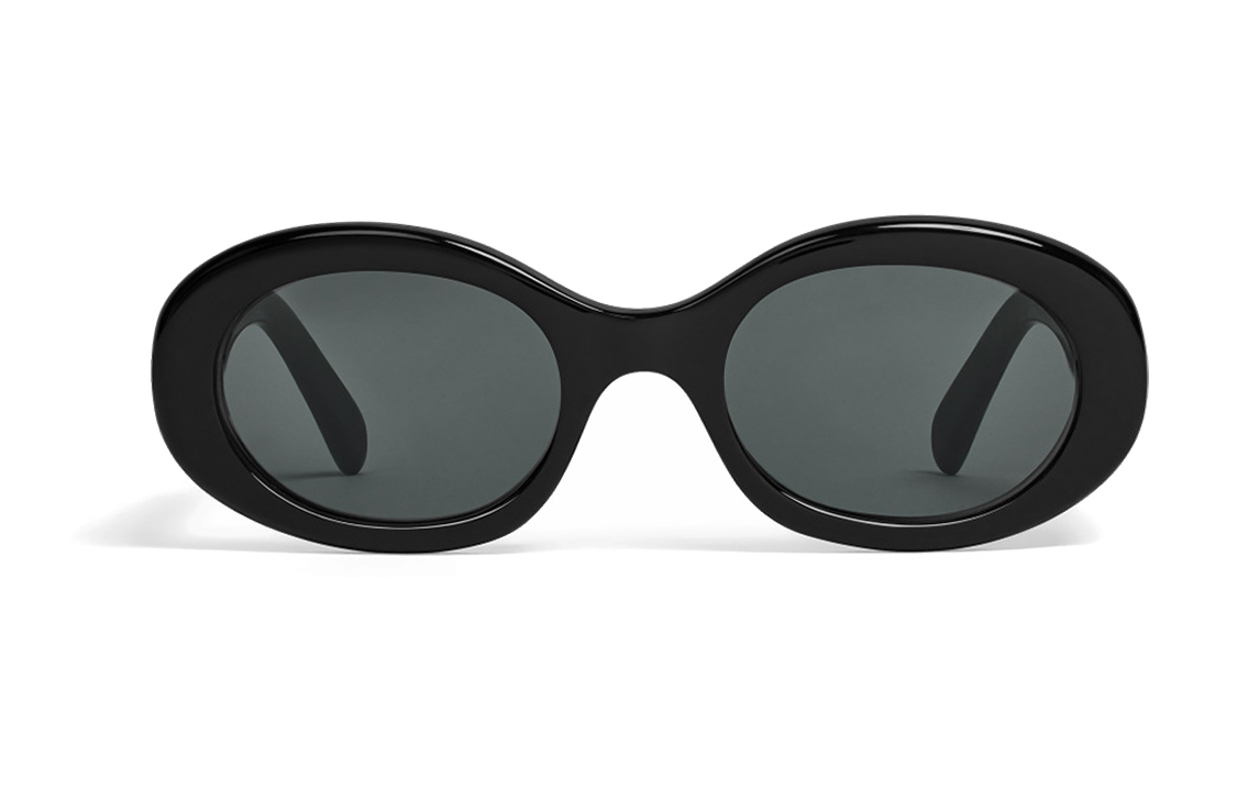 Lookbook (W) CELINE TRIOMPHE 01 Kacamata Hitam Tidak Beraturan dengan Perlindungan UV. CL40194U-05A