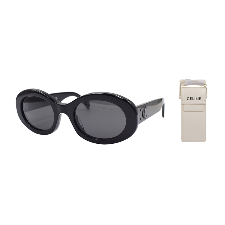 Purchase (W) CELINE TRIOMPHE 01 Kacamata Hitam Tidak Beraturan dengan Perlindungan UV. CL40194U-05A