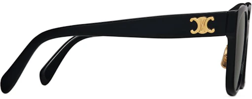 Shop (W) セリーヌ トリオンフ 05 スクエア ブラック サングラス ロゴテンプル付き 4S222CPLS-38NO
