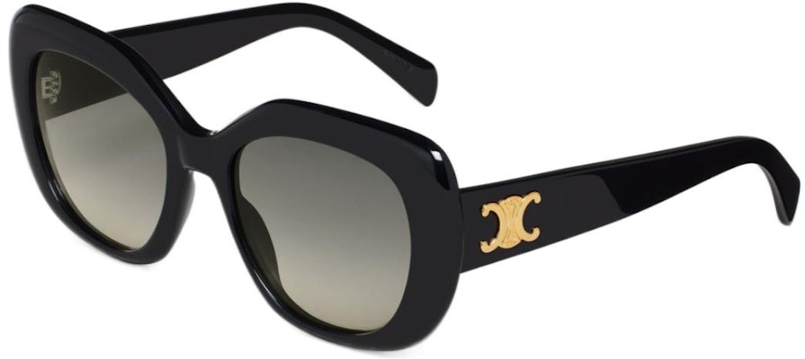 (W) CELINE Triomphe 06 女士方形板材太阳镜 - 黑色 CL40216 U-01F Order (W) CELINE Triomphe 06 女士方形板材太阳镜 - 黑色 CL40216 U-01F