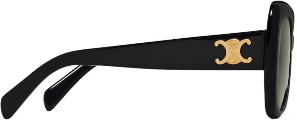 (W) CELINE Triomphe 06 女士方形板材太阳镜 - 黑色 CL40216 U-01F Shop (W) CELINE Triomphe 06 女士方形板材太阳镜 - 黑色 CL40216 U-01F