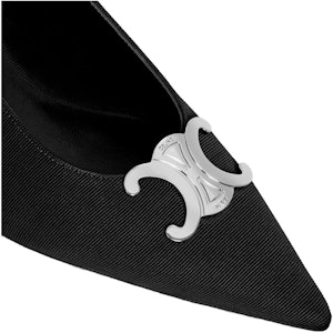 (W) CELINE Triomphe 'Elegant Black Kasut Tumit Kucing' 356832285C.38NO Shop (W) CELINE Triomphe 'Elegant Black Kasut Tumit Kucing' 356832285C.38NO