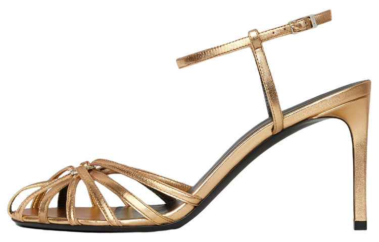 (Women) CELINE Triomphe 'Gold Laminated Nappa' 352213162C.35OR