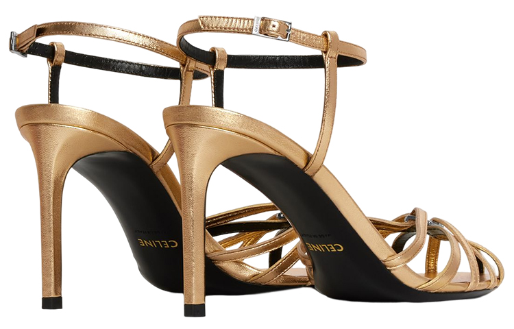 (W) CELINE Triomphe 'Gold Laminated Nappa' 圖 4