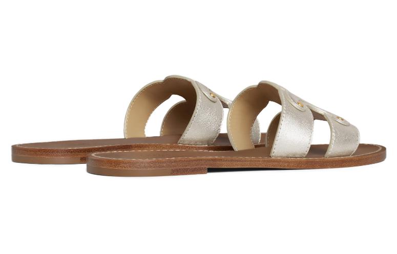 Lookbook (W) 셀린느 트리옹프 골드 뮬 슬리퍼 352413093C.36PN