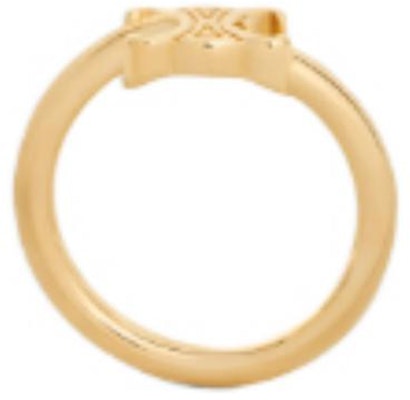 (W) セリーヌ トリオンフ アシンメトリック ゴールド ブラス 指輪 レディース用 - ゴールド 460PP6BRA-35OR Shop (W) セリーヌ トリオンフ アシンメトリック ゴールド ブラス 指輪 レディース用 - ゴールド 460PP6BRA-35OR