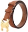 Buy (Women) CELINE Triomphe Calfskin Belt 2.5cm Smooth Leather Buckle 45AK93A78.04LU
