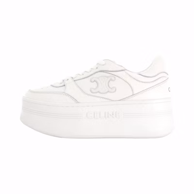 (W) Zapatillas Bajas de Piel CELINE Triomphe Blancas para Mujer. 366475189C.01OP Buy (W) Zapatillas Bajas de Piel CELINE Triomphe Blancas para Mujer. 366475189C.01OP
