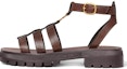 Buy (W) Sandal Rata Celine Triomphe Cuir 'Brown Buckle' 352463778C.19DK