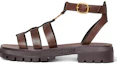 Buy (W) Sandalia Plana CELINE Triomphe Cuir 'Hebilla Marrón'. 352463778C.19DK