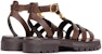 (W) Sandal Rata Celine Triomphe Cuir 'Brown Buckle' 352463778C.19DK