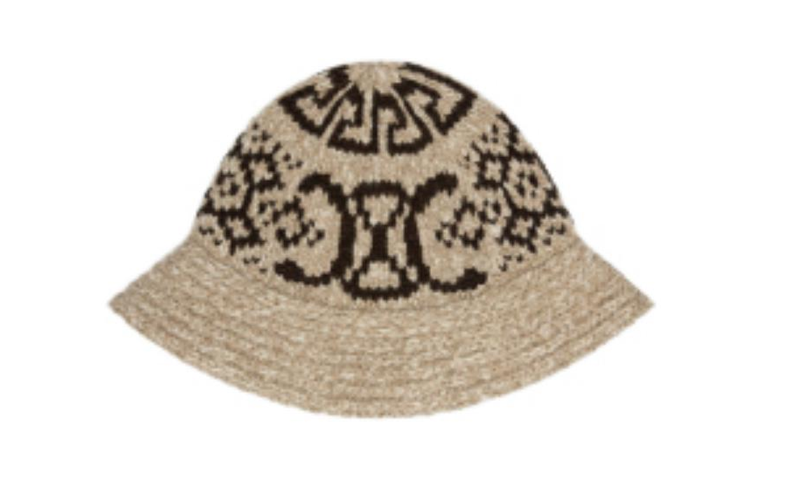 Order (Women) CELINE Triomphe Embroidered Cap Brown . 2AD2A824V18TP