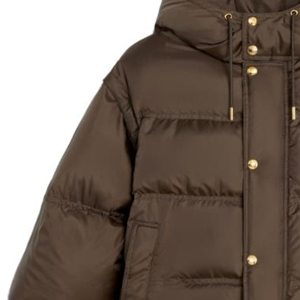 Purchase (W) CELINE Triomphe FW23標誌連帽外套 女款短夾克 巧克力色. 2W661901V-19CO