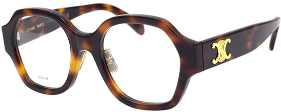 women-celine-triomphe-geometric-eyeglasses-cl-50134-f-tortoiseshell-optical-frame-women-cl-50134-f-053