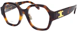 Buy (W) CELINE TRIOMPHE Kacamata Geometris CL50134F Bingkai Optical Wanita Tortoiseshell CL50134F-053