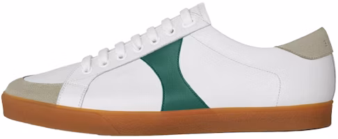 (Women) CELINE Triomphe Lace-Up Sneaker White Geeen 337993416C.01WE (Women) CELINE Triomphe Lace-Up Sneaker White Geeen 337993416C.01WE