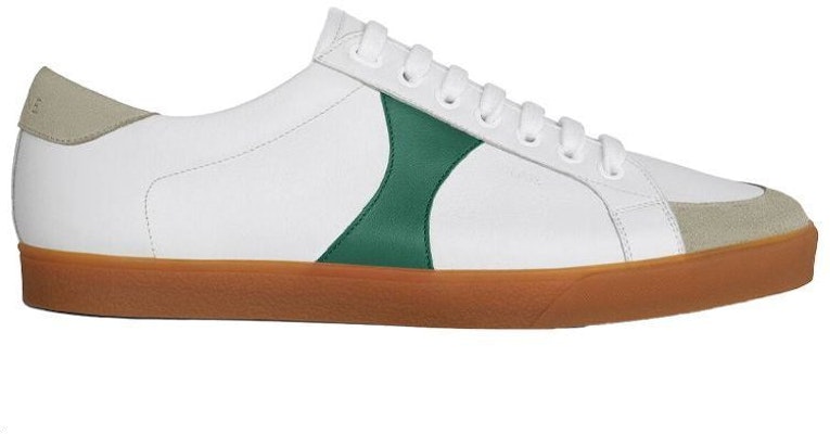 (Women) CELINE Triomphe Lace-Up Sneaker White Geeen 337993416C.01WE Order (Women) CELINE Triomphe Lace-Up Sneaker White Geeen 337993416C.01WE