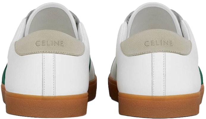 (Women) CELINE Triomphe Lace-Up Sneaker White Geeen 337993416C.01WE Shop (Women) CELINE Triomphe Lace-Up Sneaker White Geeen 337993416C.01WE