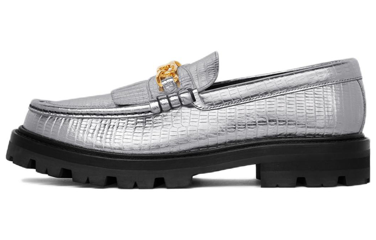 Buy (Women) CELINE Triomphe Loafer 'Metallic Silver' 344893737C.36AG