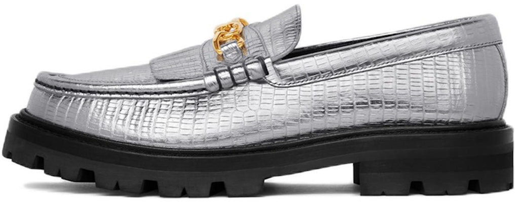 (Women) CELINE Triomphe Loafer 'Metallic Silver' 344893737C.36AG Buy (Women) CELINE Triomphe Loafer 'Metallic Silver' 344893737C.36AG