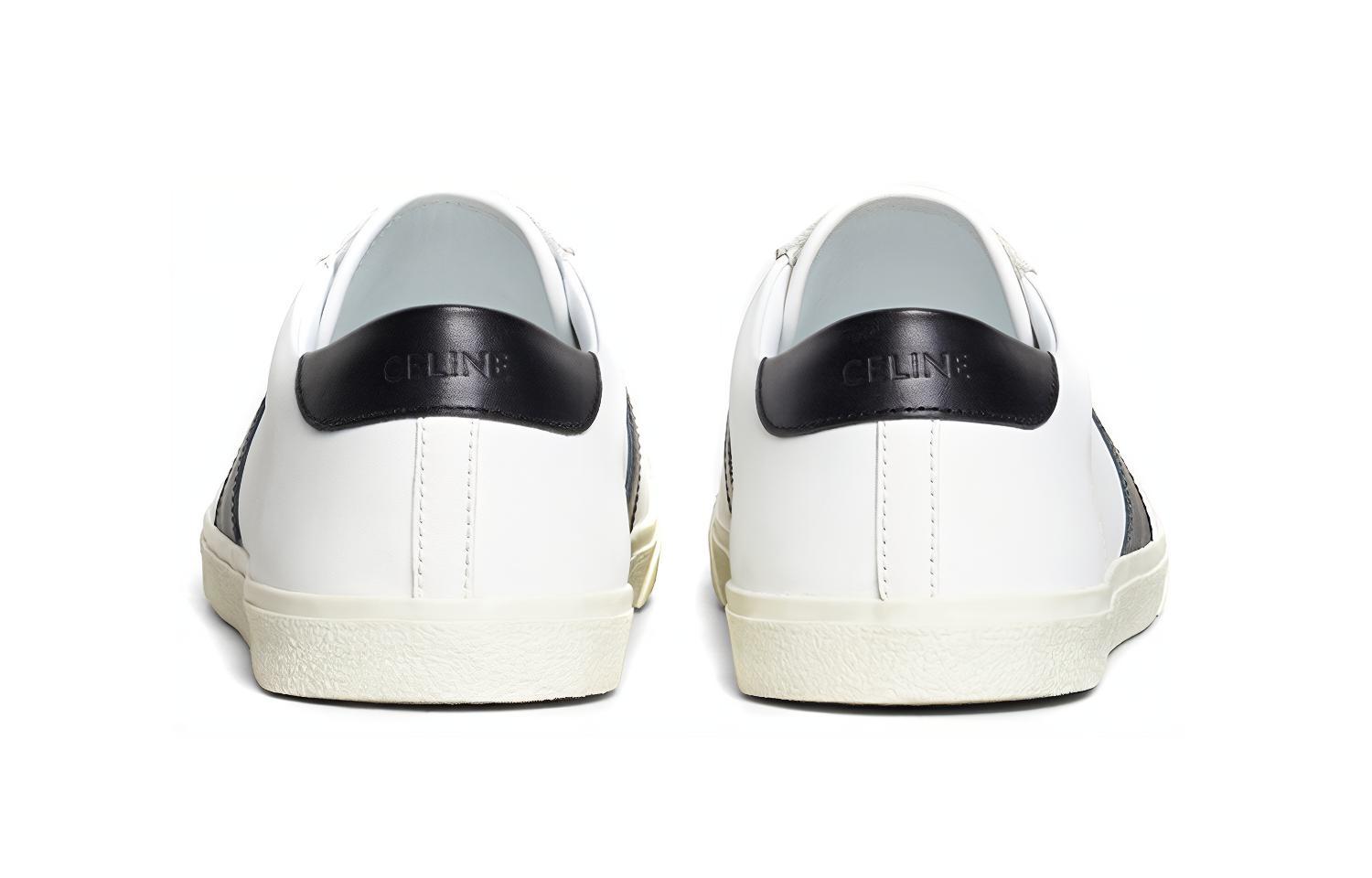 (W) CELINE Triomphe Low-Top 'Black White' 圖 4