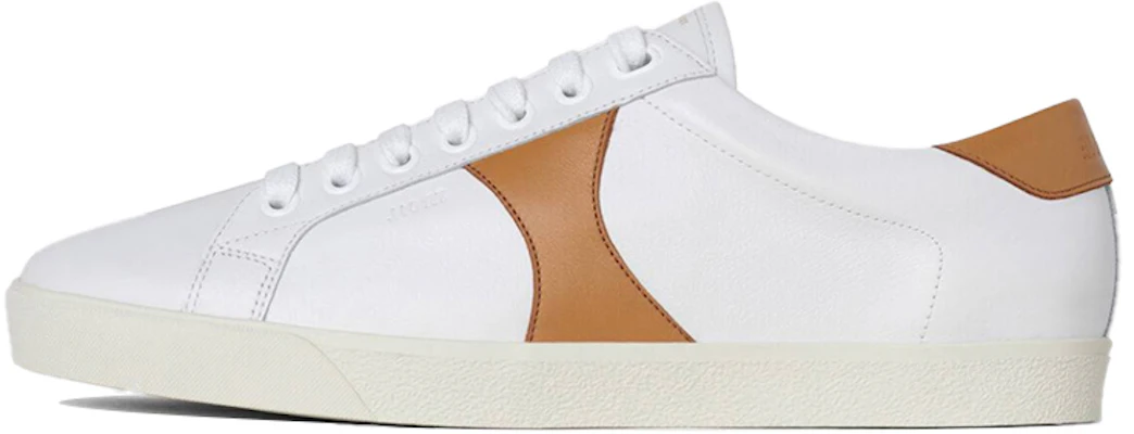 CELINE Triomphe 牛皮革低幫綁帶運動鞋 女款 白褐 Buy CELINE Triomphe 牛皮革低幫綁帶運動鞋 女款 白褐