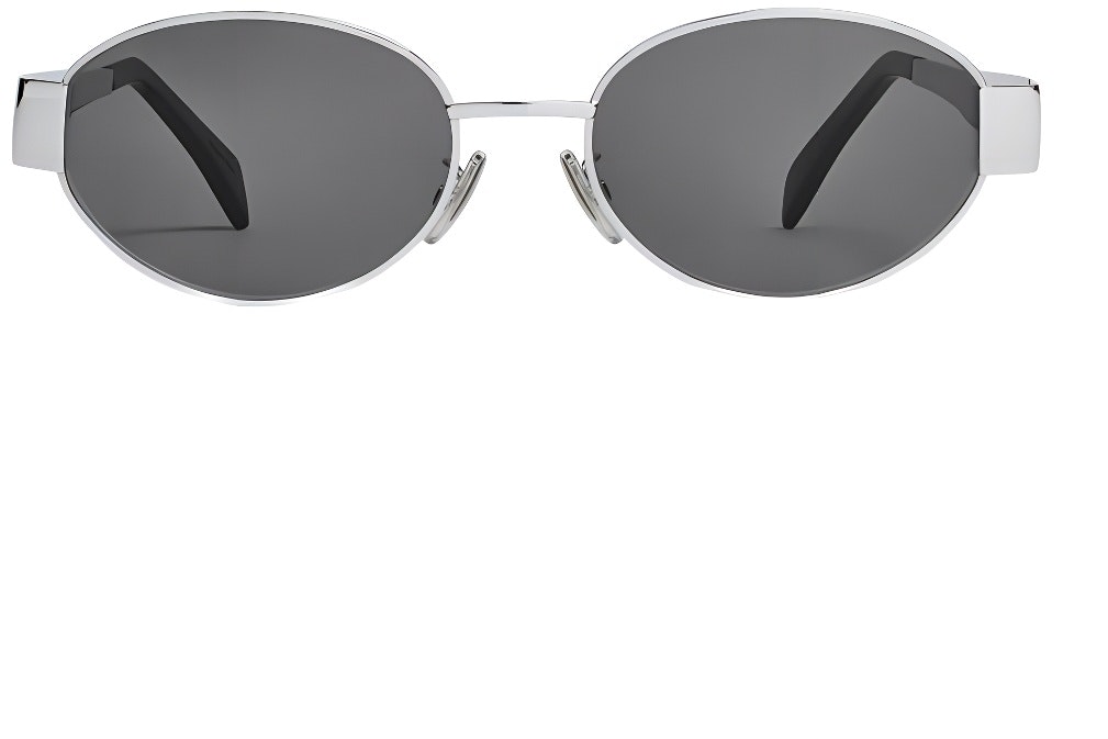 women-celine-triomphe-metal-oval-sunglasses-smoke-grey-uv-protection-for-women-4-s235-cmlb-36-sm