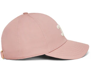 Shop (Women) CELINE Triomphe Pink Cotton Baseball Cap for Women. 2AUT6969P-25PY