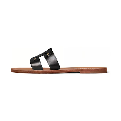 (W) CELINE Triomphe Sandal 'Black Brown'