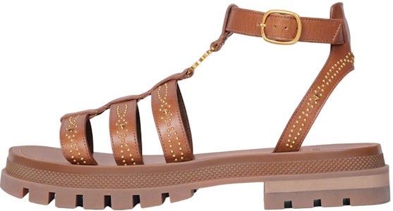 (W) Sandal CELINE Triomphe 'Studded Tan' Berpaku 348483023C.04LU Buy (W) Sandal CELINE Triomphe 'Studded Tan' Berpaku 348483023C.04LU