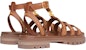(Women) CELINE Triomphe Sandals 'Studded Tan' 348483023C.04LU