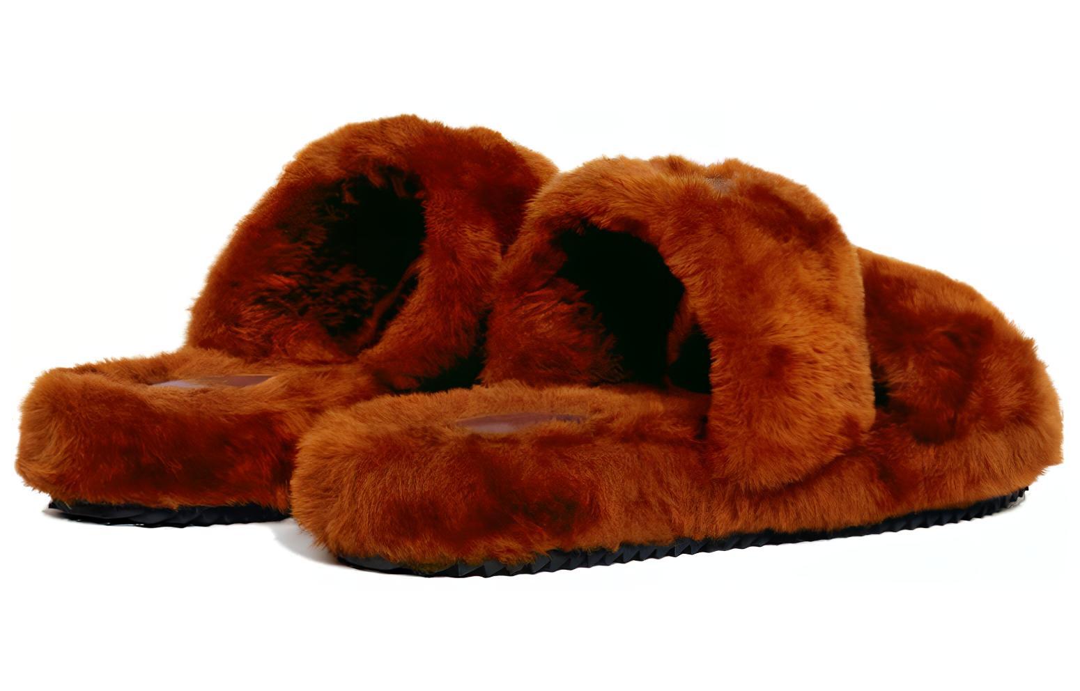 Shop (Women) CELINE Triomphe Slide 'Rust Red' 343553563C.27RU